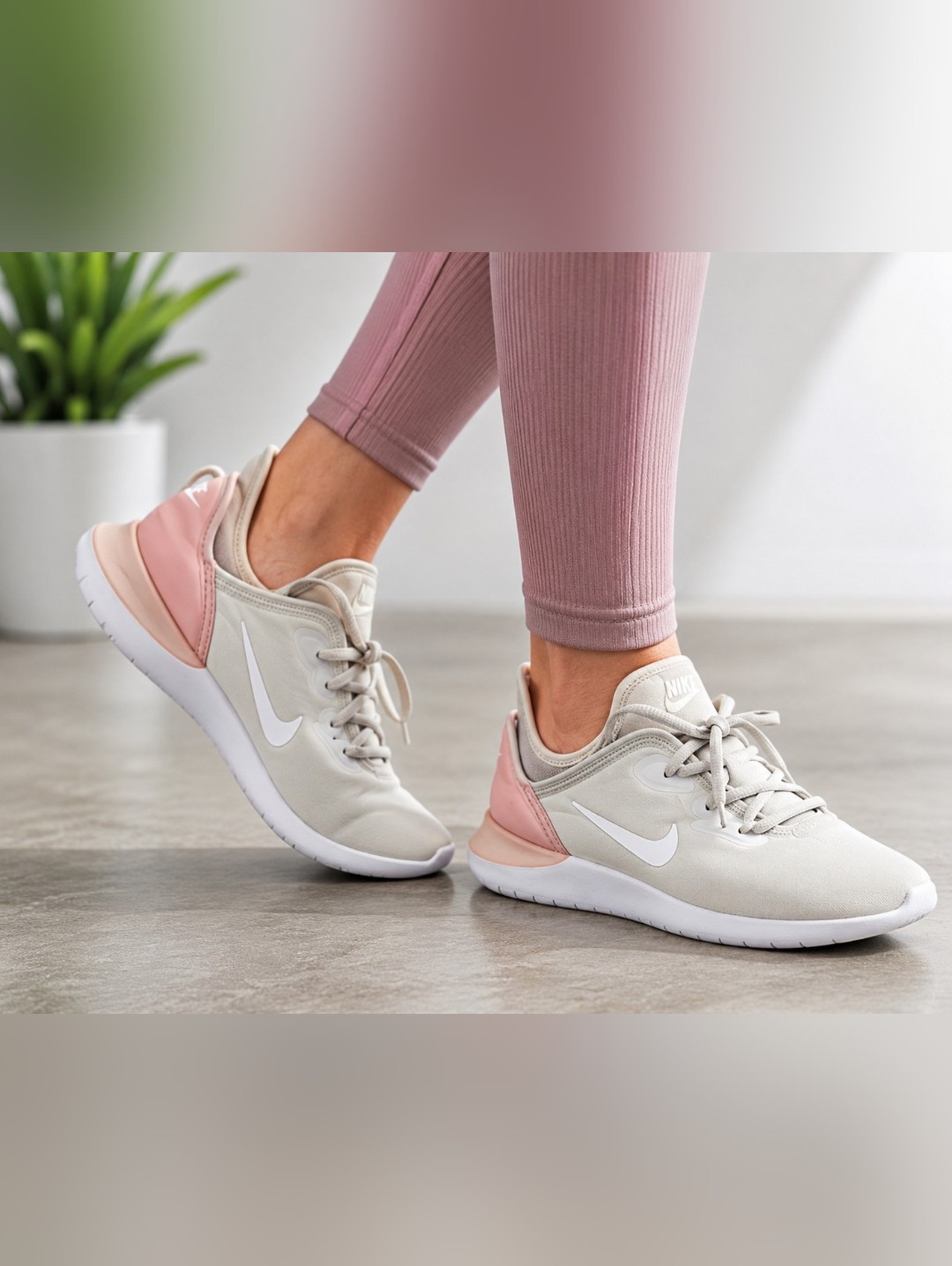 Nike Viale Women's Sneakers | Cream & Blush Pink | Athletic Lifestyle Shoes |